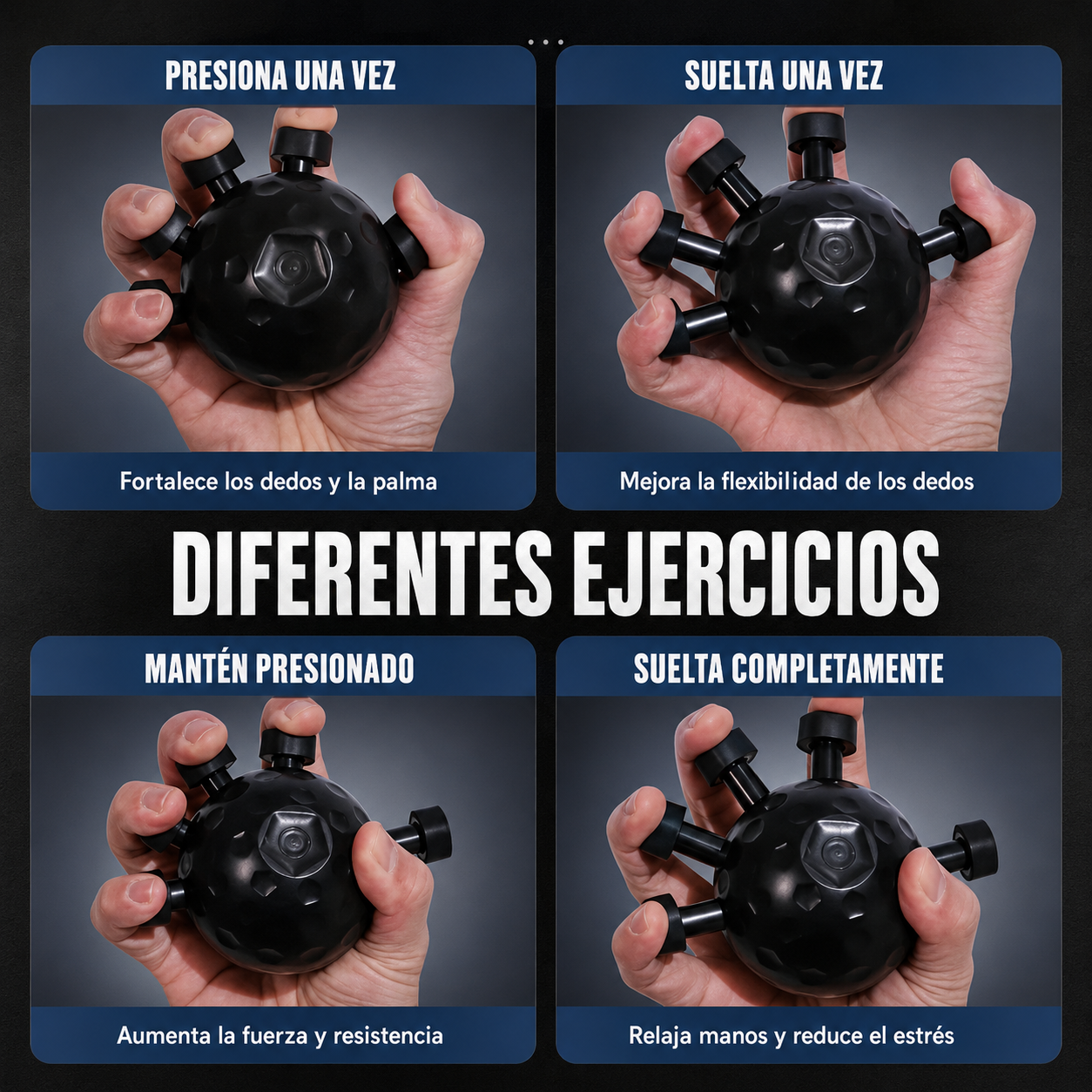 Ejercitador de dedos y manos IronPulse