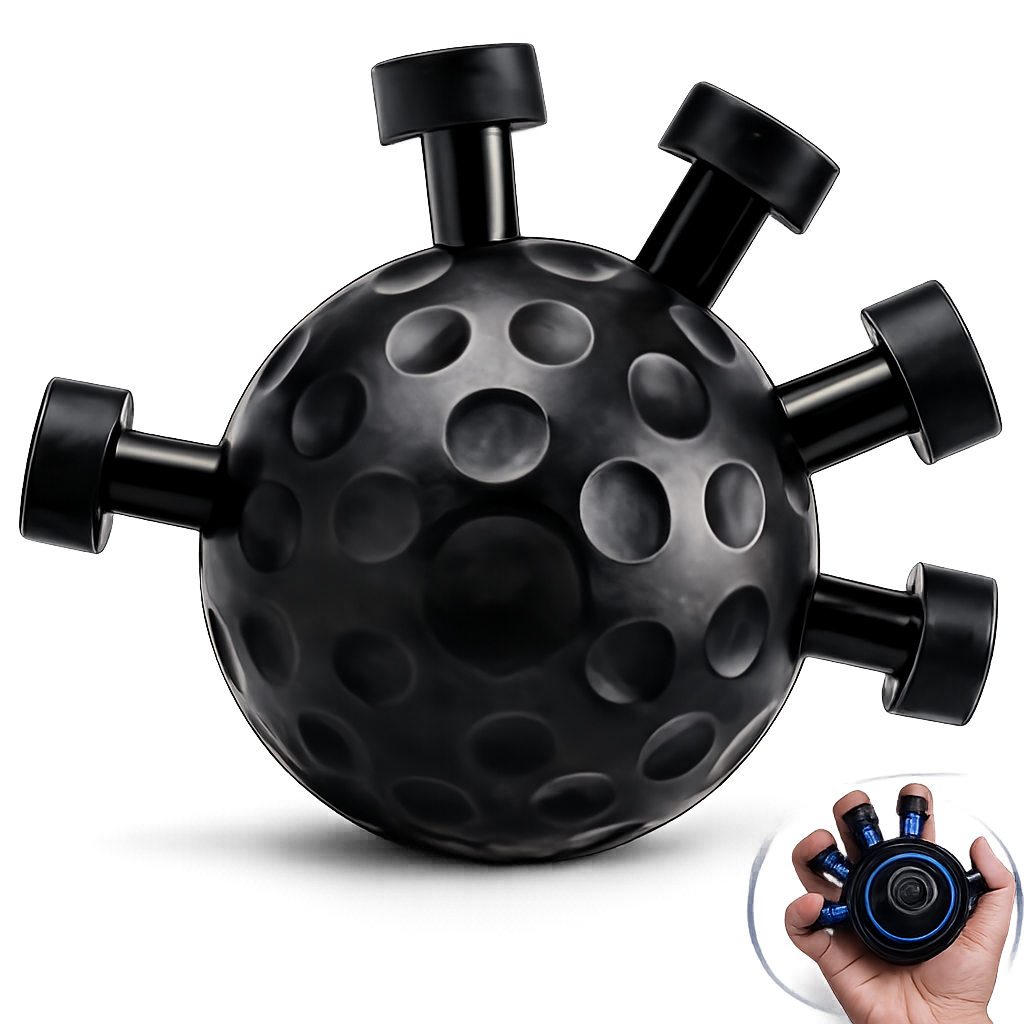 Fortalecedor de agarre ajustable IronPulse negro